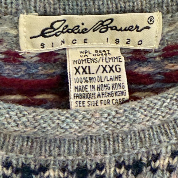 Eddie Bauer Multicolor Wool Sweater - Picture 3 of 6